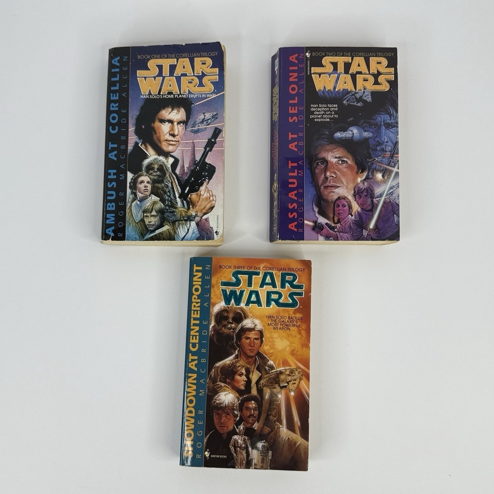 Star Wars The Corellian Trilogy Complete Paperback Set 3 Vintage Books Han Solo